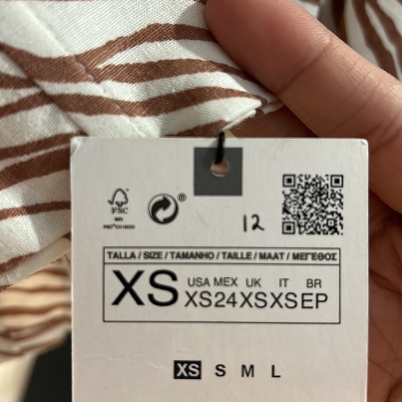 Zara brown leopard corset top (xs) - Picture 17 of 17